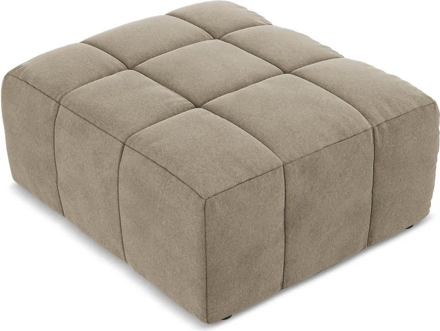 Кафява кадифена табуретка Aloha – Makamii