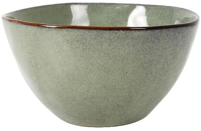 Дълбока купа LA MEDITERRANEA Macarella Green, 18x9 см, порцелан