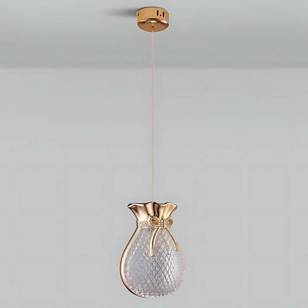 Висяща таванна лампа LHJ107-1CP light rose gold