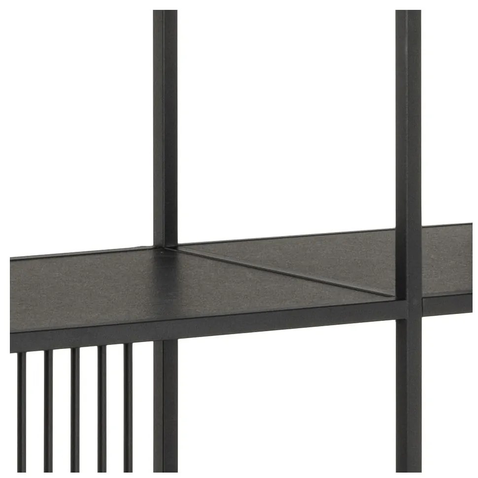 Черна библиотека 120x185x35 cm Strington – Actona