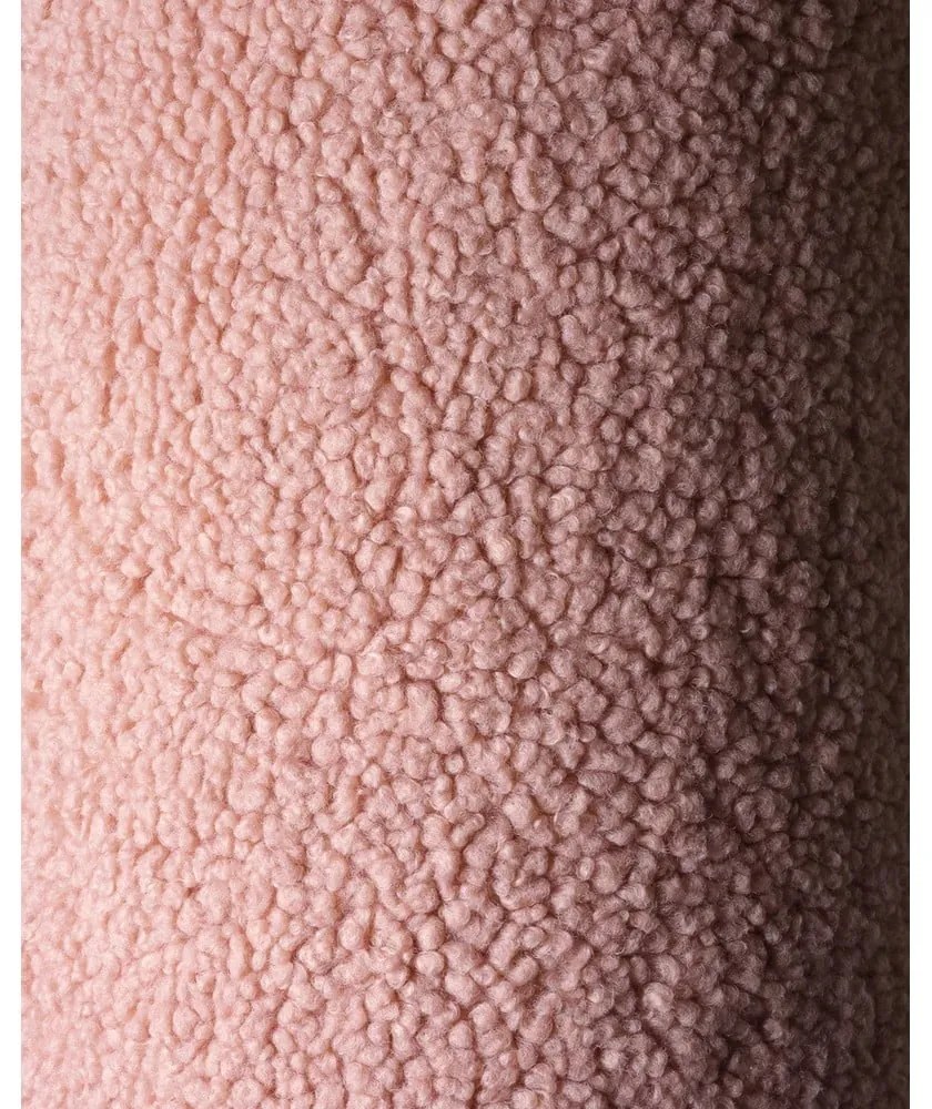 Розова детска възглавница за диван от букле Teddy Pouch – Wigiwama