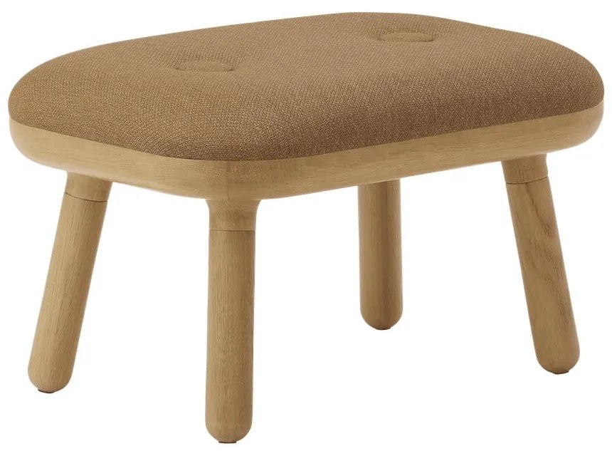 Стол в светлокафяв и естествен цвят Paff Low – UMAGE