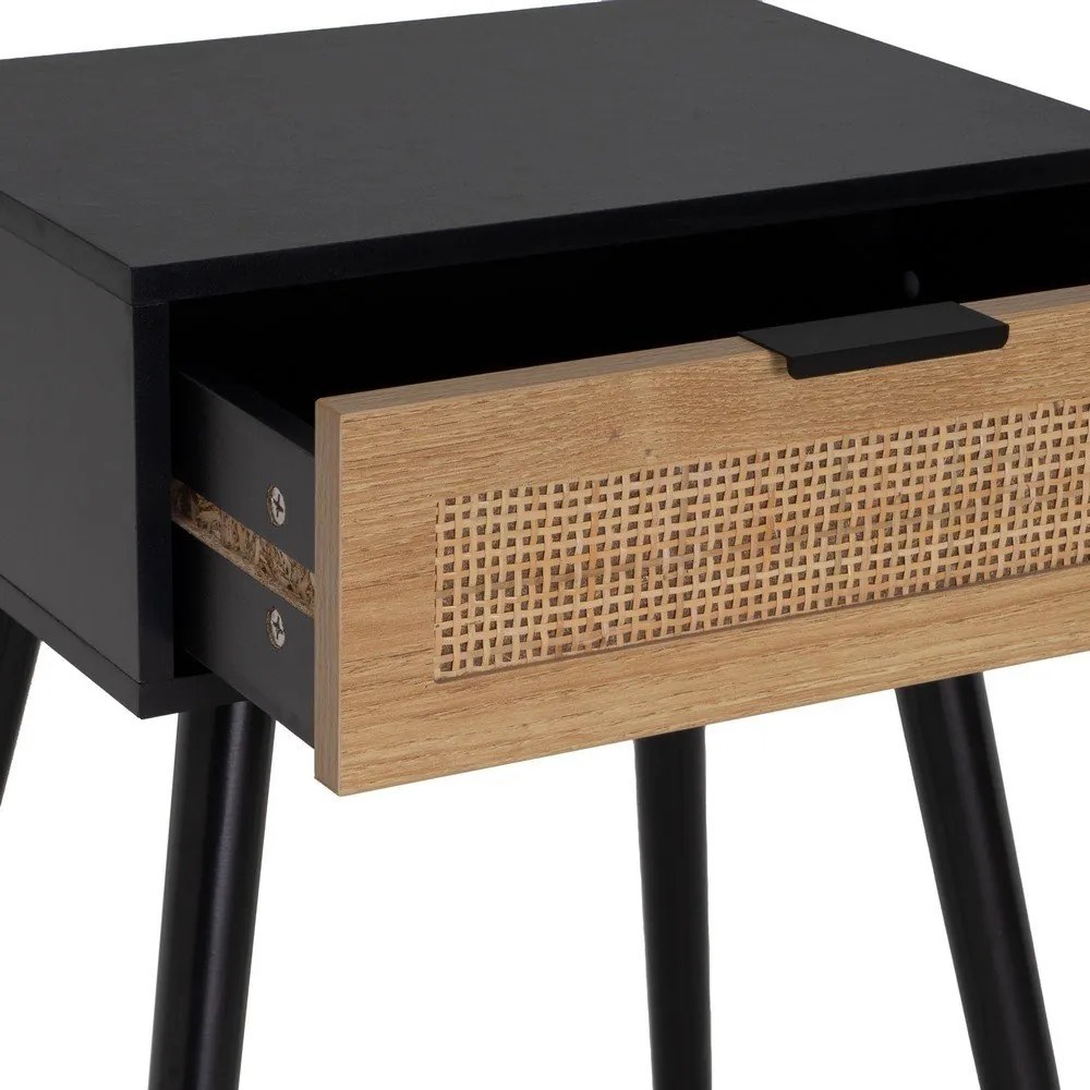 Черно нощно шкафче – Casa Selección