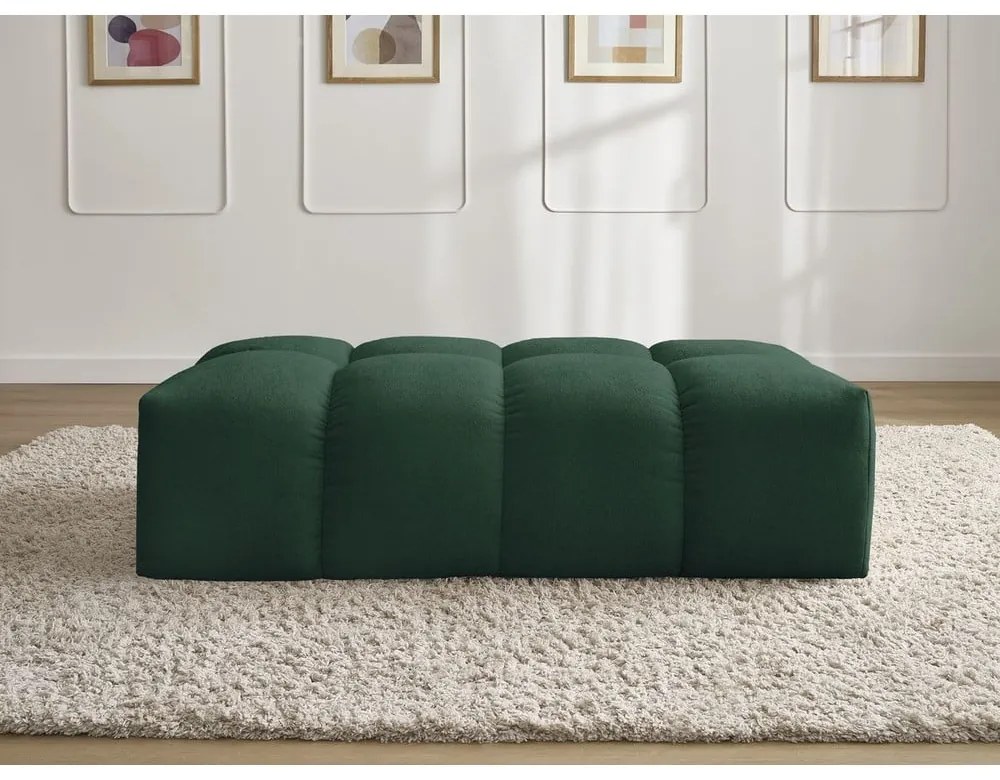 Зелена шенилова табуретка Everest – Bobochic Paris