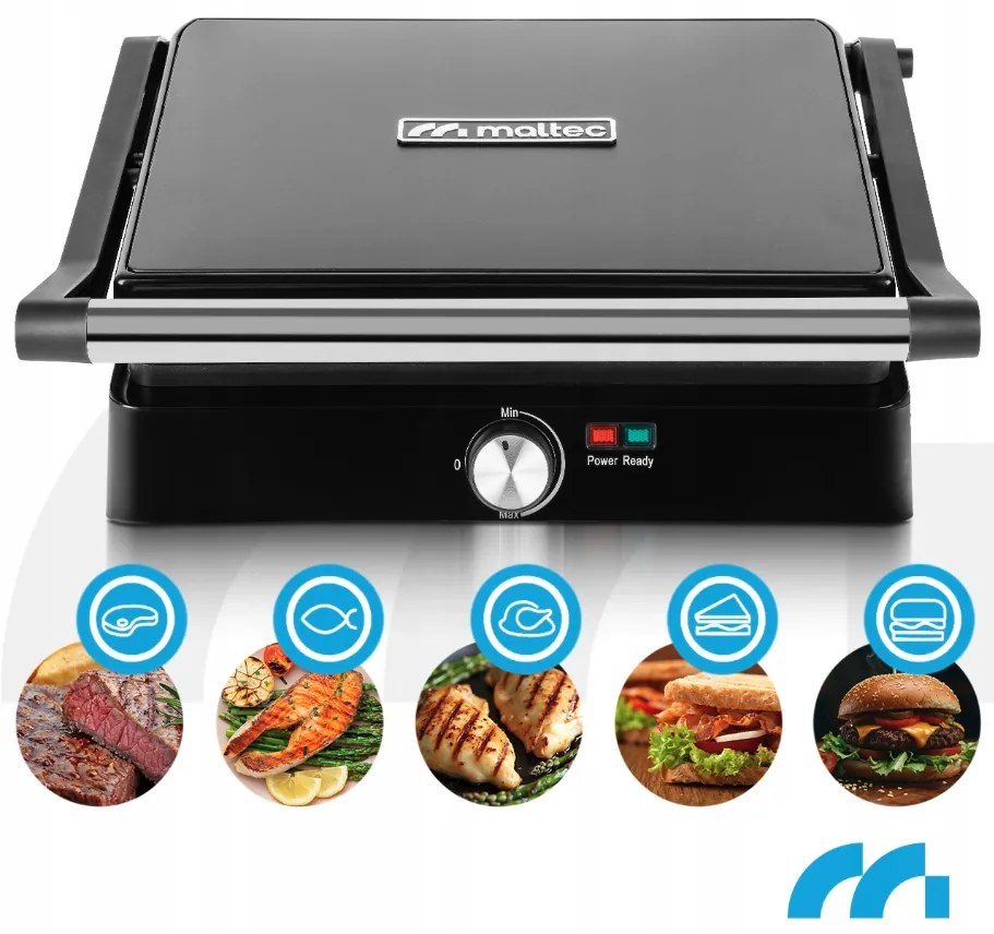 Електрическа скара и машина за сандвичи MALTEC SM3000W 2200W