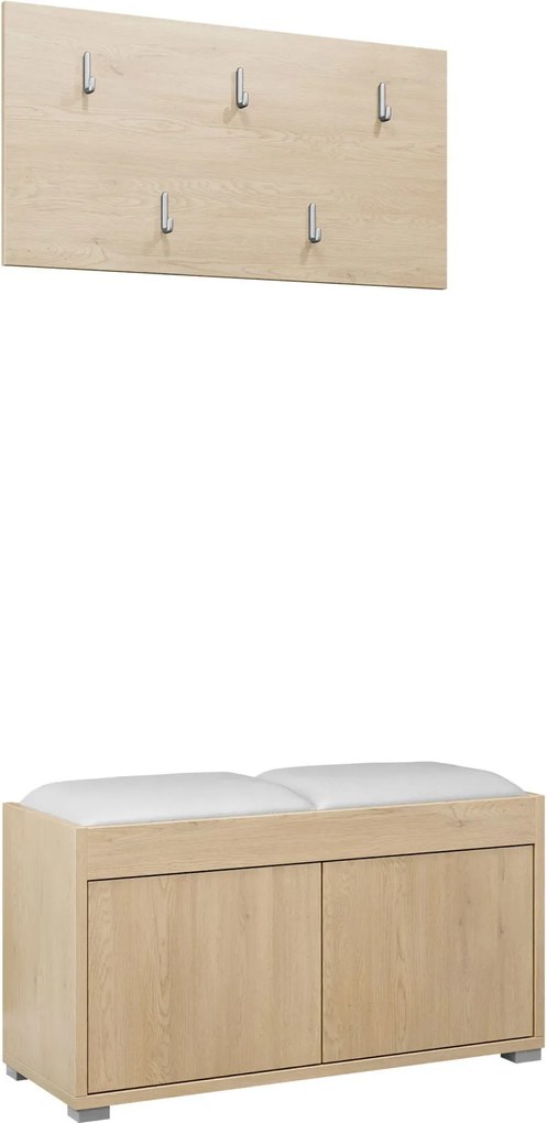 Мебели за антре Gesita-Сонома - бял