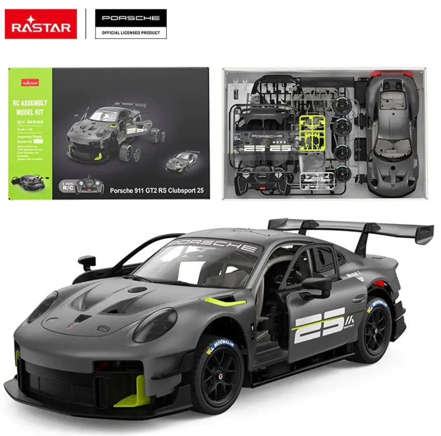 Rastar - Кола Porsche 911 GT2 RS Clubsport 25 за сглобяване Radio/C 1:18 99600
