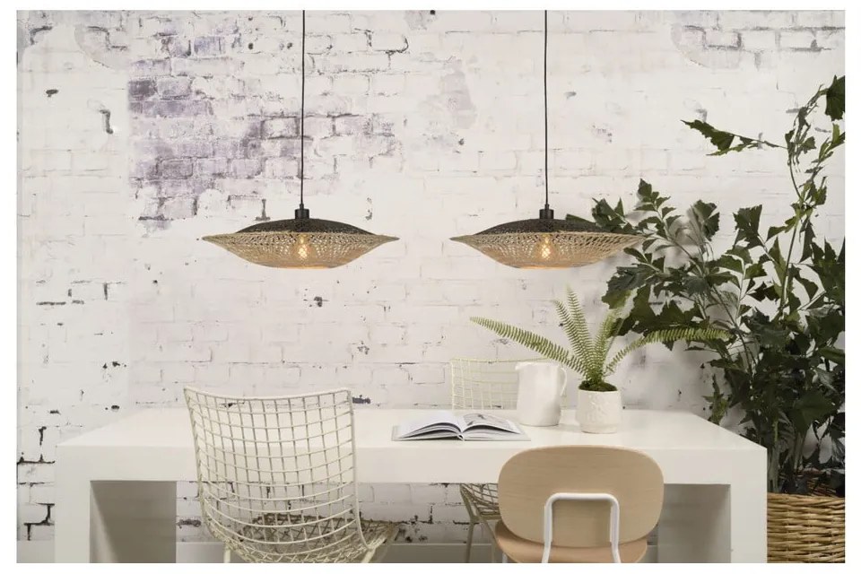 Висящо бамбуково осветително тяло , ⌀ 60 cm Kalimantan - Good&amp;Mojo