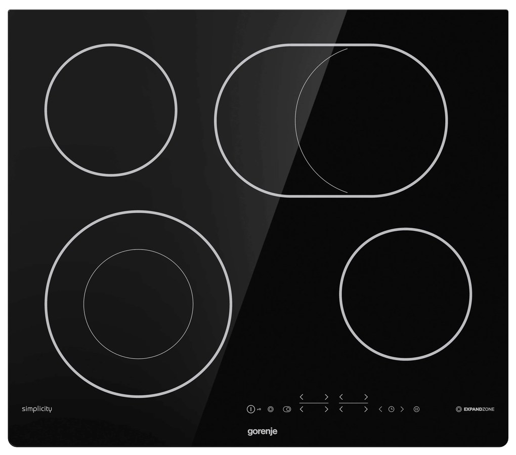 Керамичен плот Gorenje ECT643SY-Черен