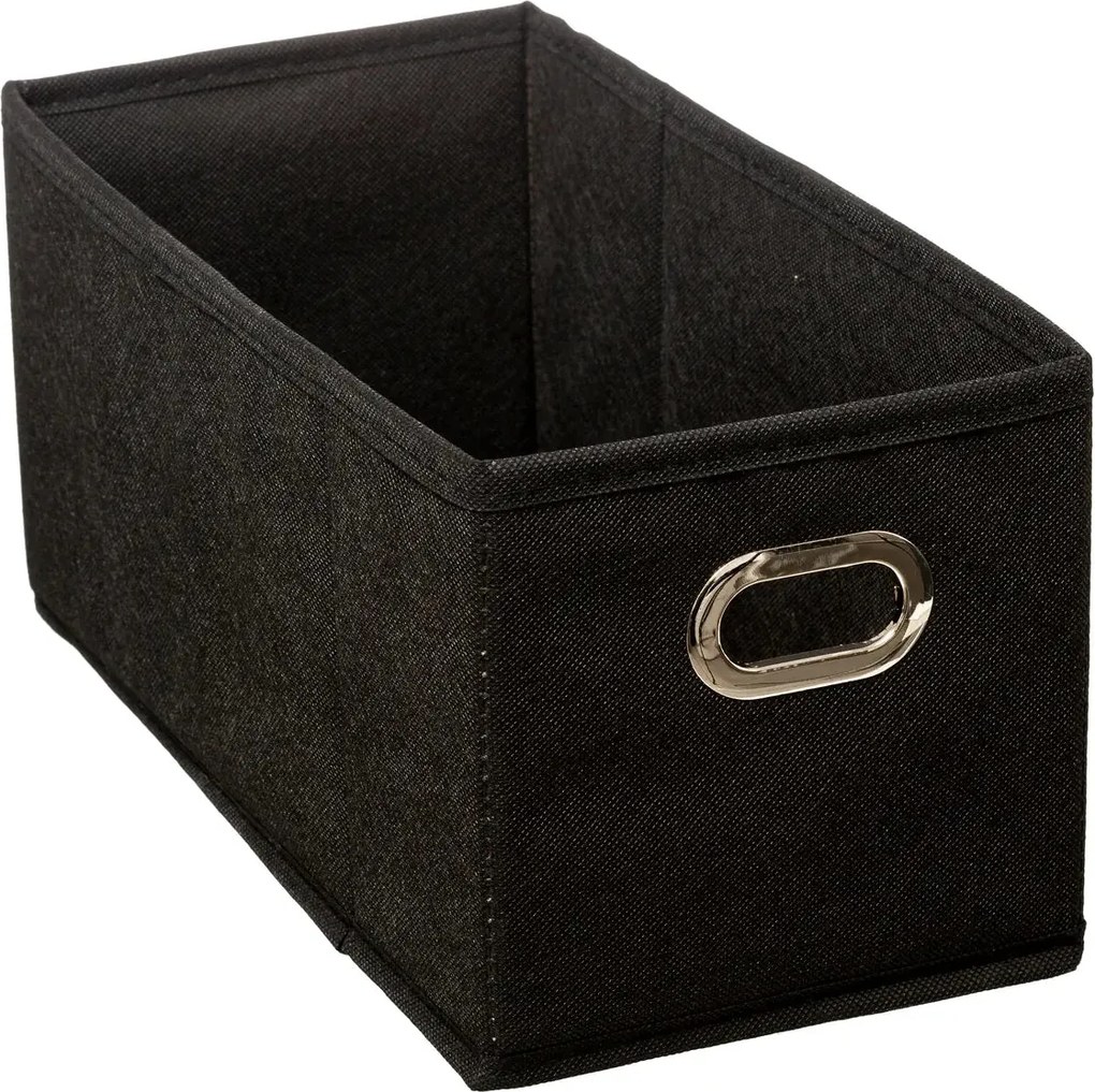 Кутия за съхранение 5five Mix & Modul, Меланж, 15x31 cm - Черен