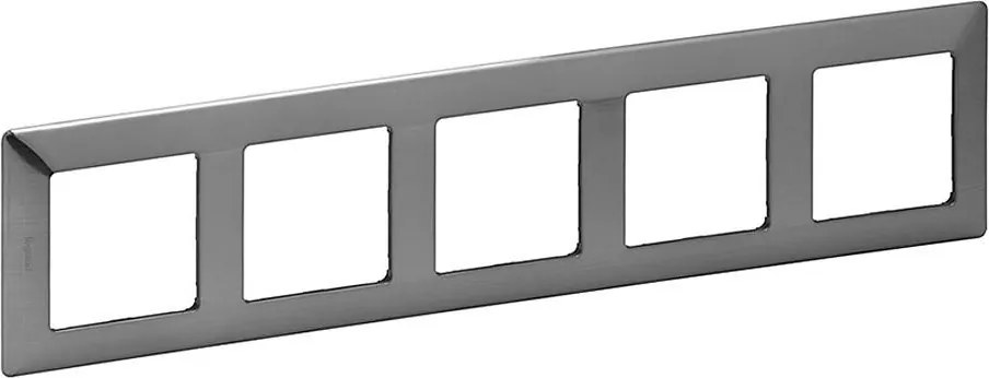 Legrand 754155 - Рамка за ключове VALENA LIFE 5P от неръждаема стомана