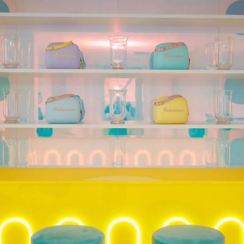 Хладилна чанта Polarbox Pop, 6 литра, Включени 2 кутии за обяд, Запазва студено до 24 часа, Лилав/Оранжев