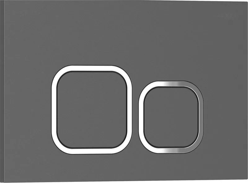 Mexen Tex 03 бутон за изплакване, сив - 6103-05