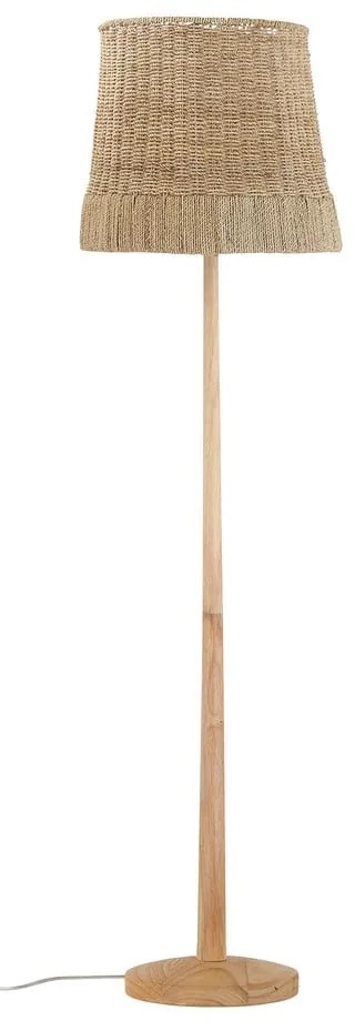Подова лампа с ратанов абажур в естествен цвят (височина 160 cm) Kakasi – Bloomingville