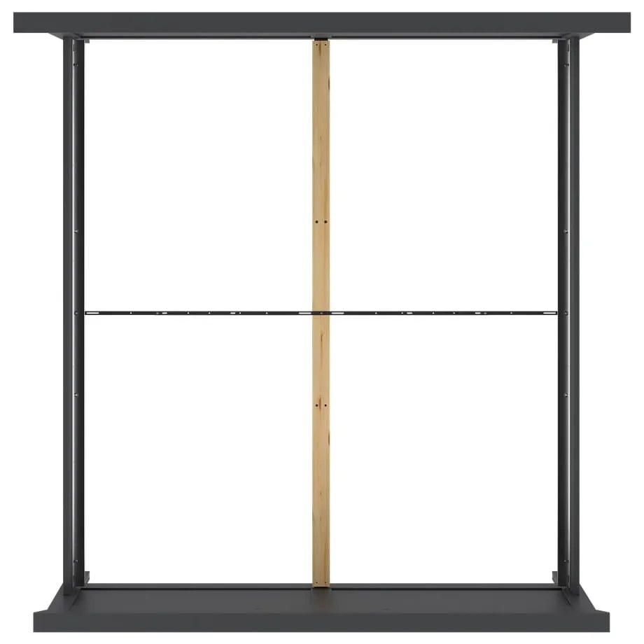 Сиво двойно легло 160x200 cm Paris – Tvilum