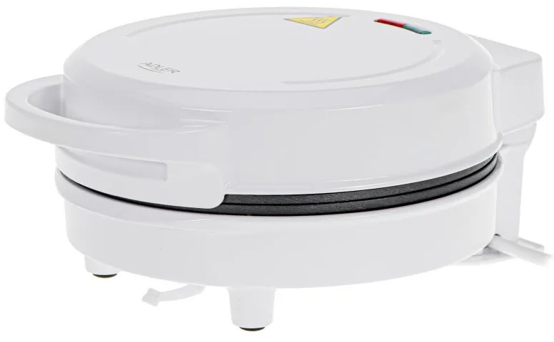 Уред за донъти Adler AD 3075, 1500W, 7 понички наведнъж, Незалепващи плочи, Бял