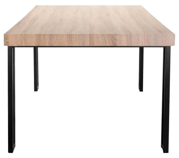 Трапезна маса с дъбов плот в естествен цвят 90x160 cm Azuma – Støraa