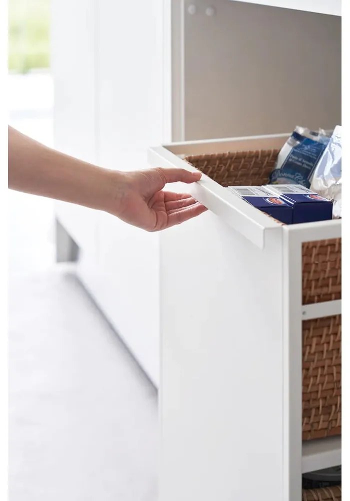 Бял метален подвижен стелаж 42x60 cm Tower – YAMAZAKI