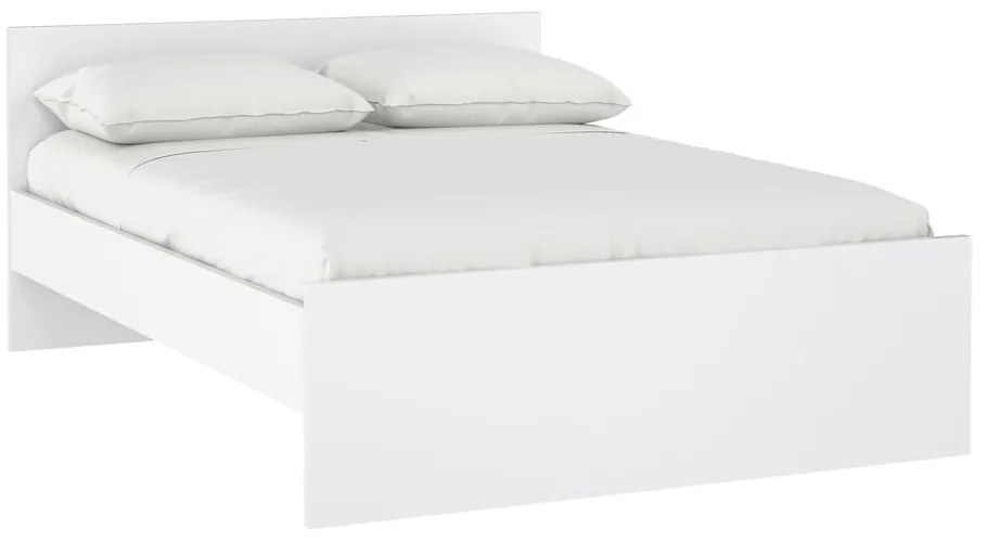 Бяло двойно легло 160x200 cm Naia – Tvilum