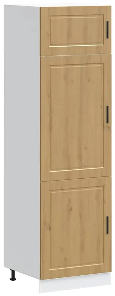 854116 vidaXL Кухненски шкаф Porto, дъб артизан, инженерно дърво