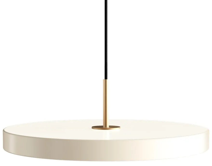 Кремаво LED затъмняващо се висящо осветително тяло с метален абажур ø 43 cm Asteria Plus Medium – UMAGE