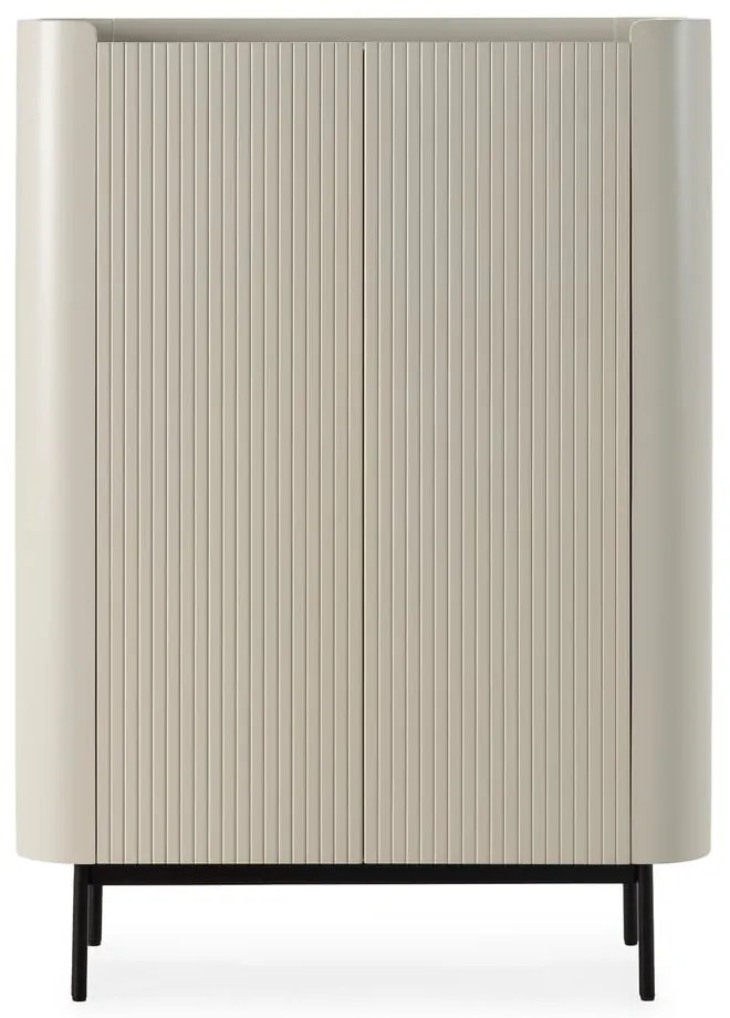 Кремаво шкафче 100x140x40 cm Willa – MOME