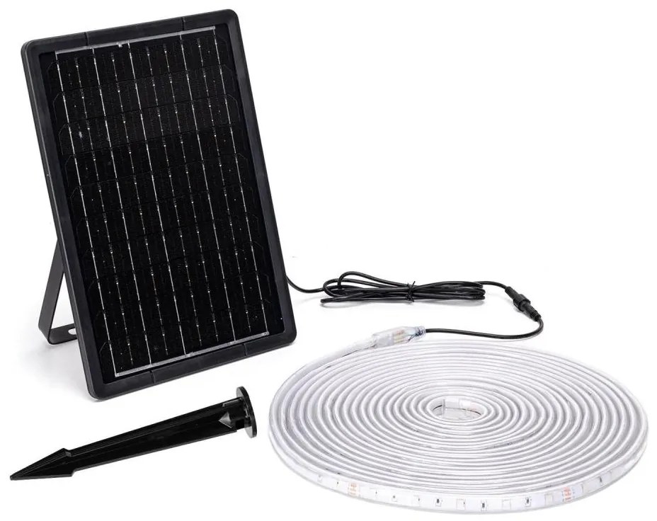 Aigostar - LED RGB регулируема соларна лента LED/10W/3,2V 10 м IP65 + DO