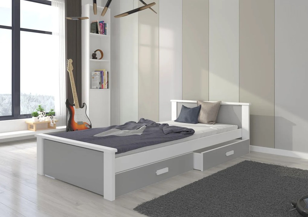 Детско легло Avanta-200 x 90-Leuko - Gkri anoixto