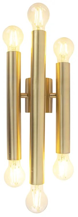 Хотелски шик златен аплик 6 лампи - Tubi