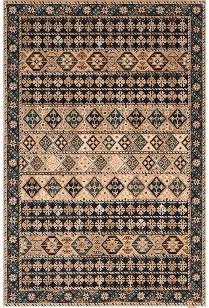 Кафяв вълнен килим 230x340 cm Astrid – Agnella