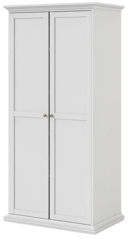 Бял гардероб 96x201 cm Paris – Tvilum