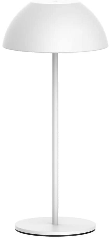 LED настолна лампа TANZANIA LED/1,8W/5V USB 1800 mAh IP44 бяла