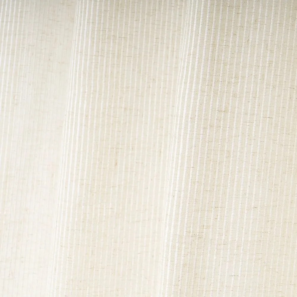 Бежова завеса със смес от лен 140x260 cm Fifties – Casa Selección