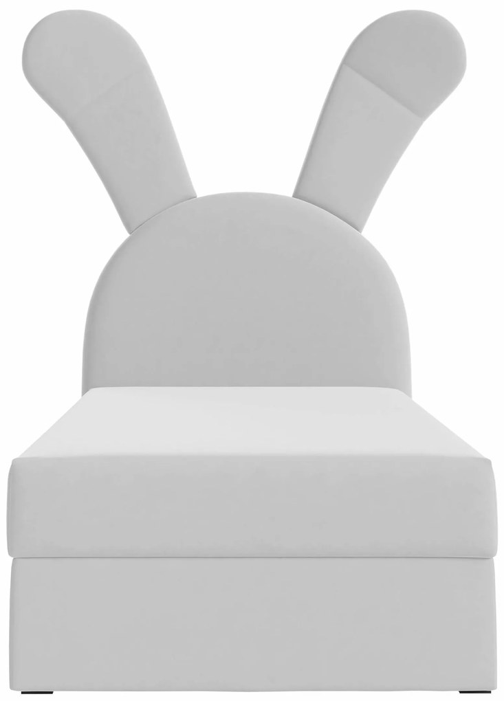 Детско Тапицирано легло Bunny Light-Gkri-Deksia