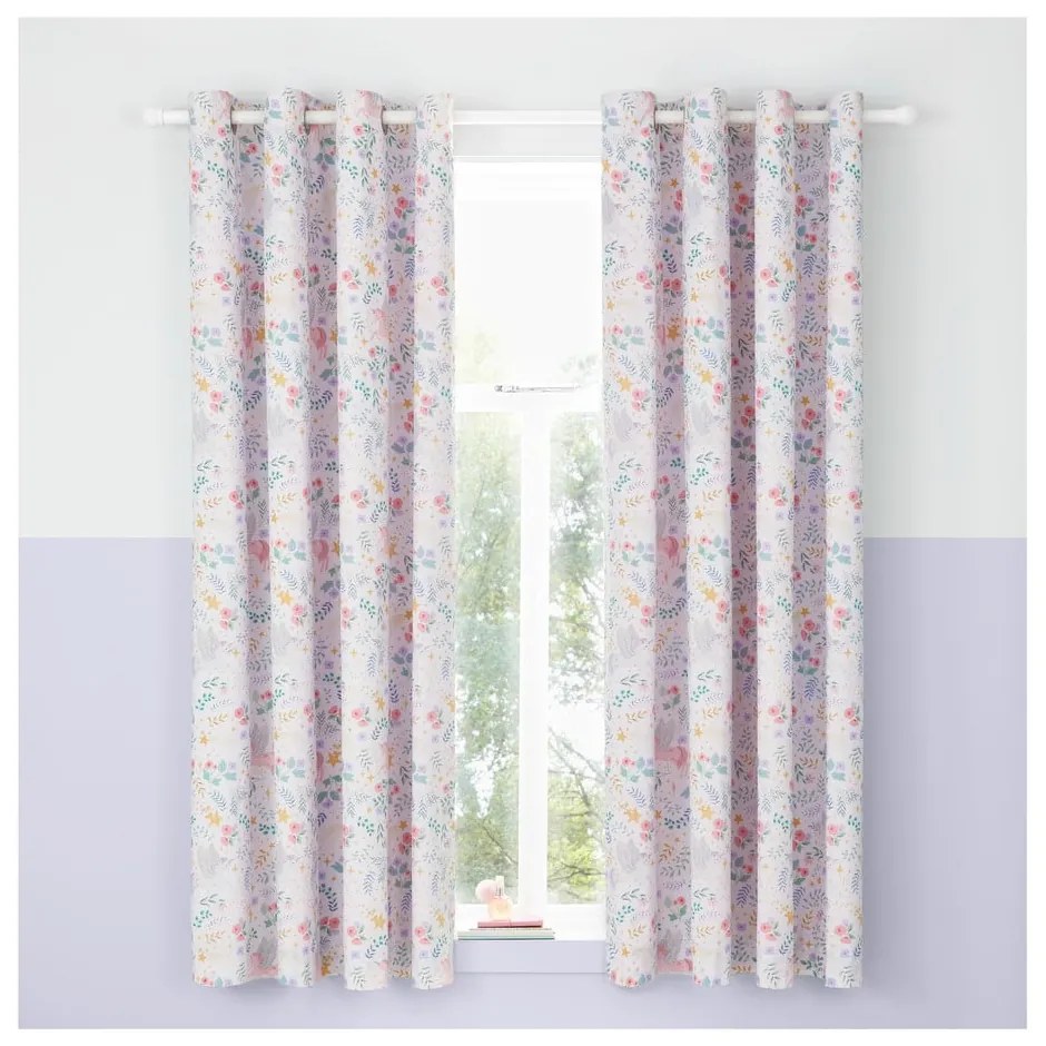 Детска завеса 2 бр. 168x183 cm Fairytale Unicorn - Catherine Lansfield