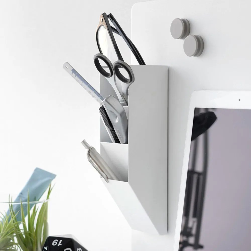 Бял метален органайзер за канцеларски материали Tower – YAMAZAKI