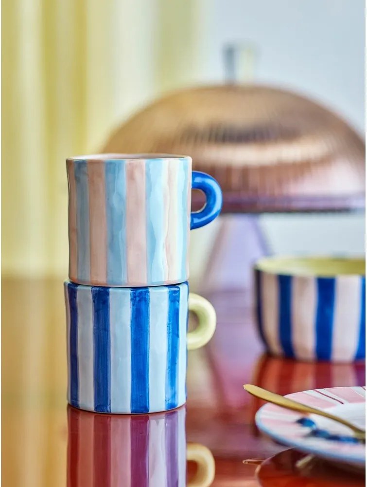 Сини/розови керамични чаши в комплект 2 бр. 250 ml Phoenix – Bloomingville