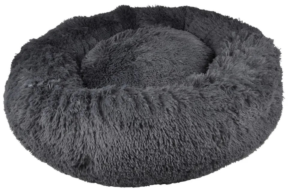 Тъмносиво легло за куче ø 95 cm – Love Story