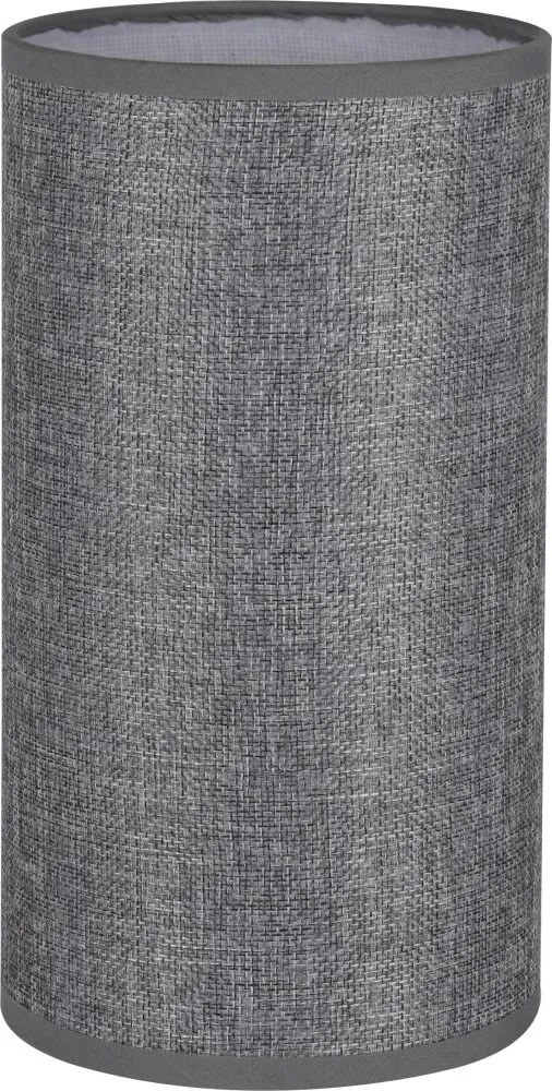 Brilagi - Абажур за настолна лампа TABLON E27, Ø 14 cm, сив