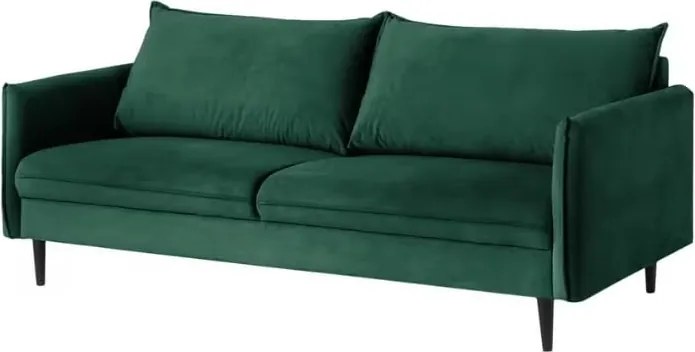 Тъмнозелен кадифен диван 203 cm Juli – Ropez