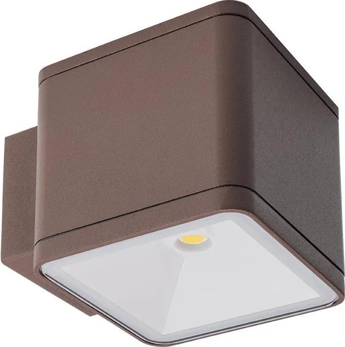 Redo 9080 - LED външен стенен осветител BETA LED/6W/230V 3000K IP54 кафяв