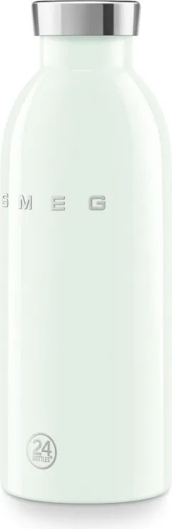 Термо бутилка SMEG Clima 50's Style WBF01PG, 500 мл, Херметично затваряне, Двустенна, Неръждаема стомана 18/8, Зелен