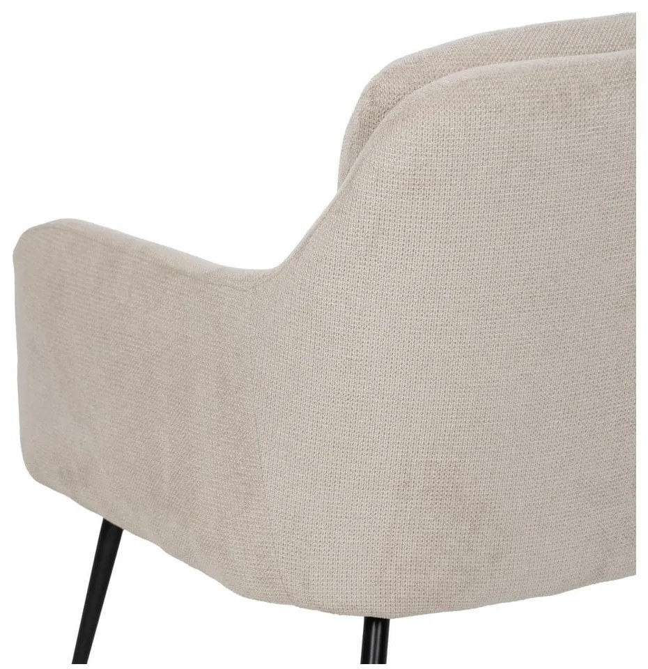 Бежово шенилово кресло Classic – Ixia