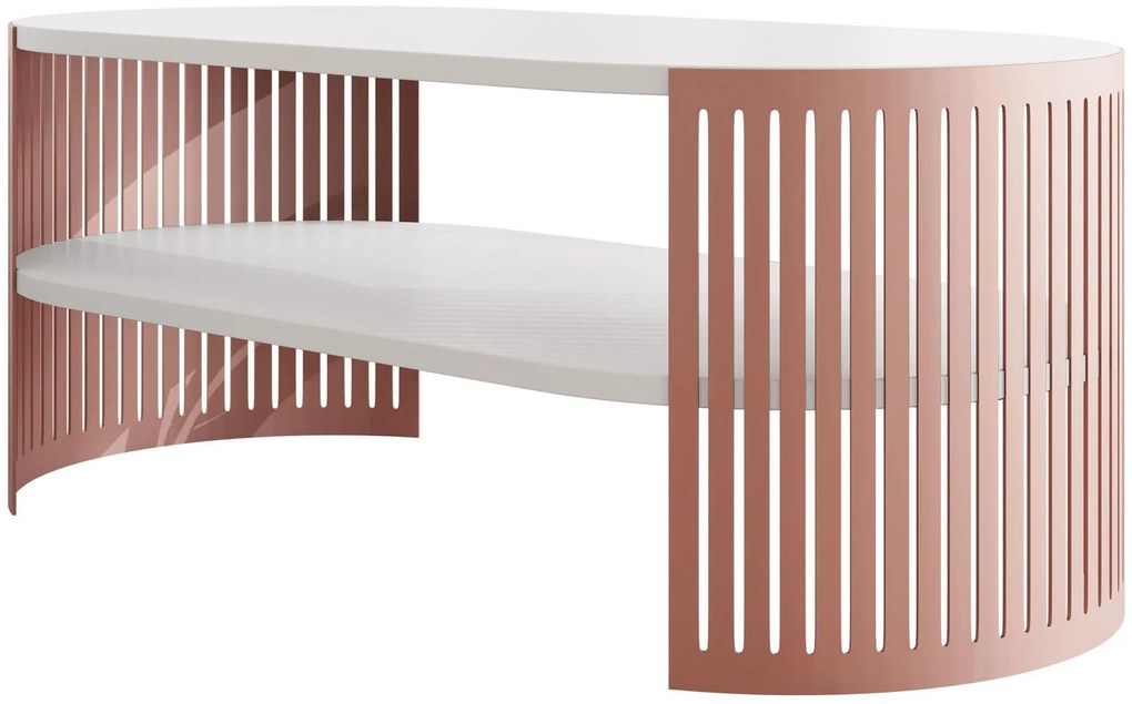 Холна маса Fikoli Ember I-Бяло - Медно