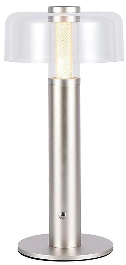 LED регулируема презареждаема настолна лампа LED/1W/5V 3000K 1800 mAh златна