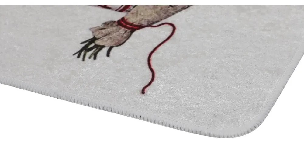 Лилави-светлосиви килими за баня в комплект от 2 бр. 60x100 cm Purpura – Foutastic