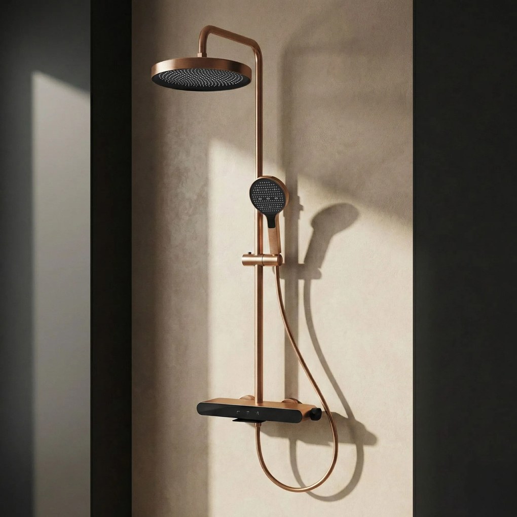 Комплект за душ REA Farel Brush Copper