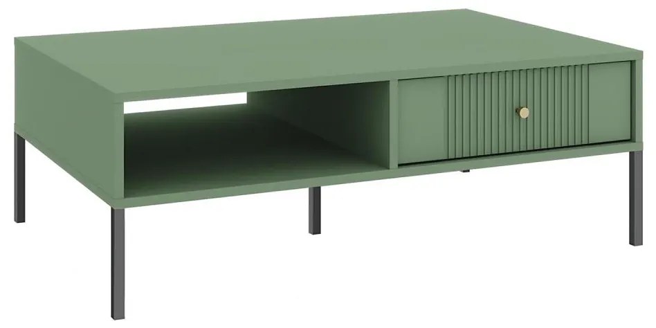 Холна масичка LUE зелена/черна