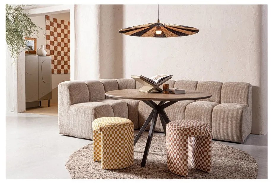 Жълт тапициран стол Charlie – WOOOD