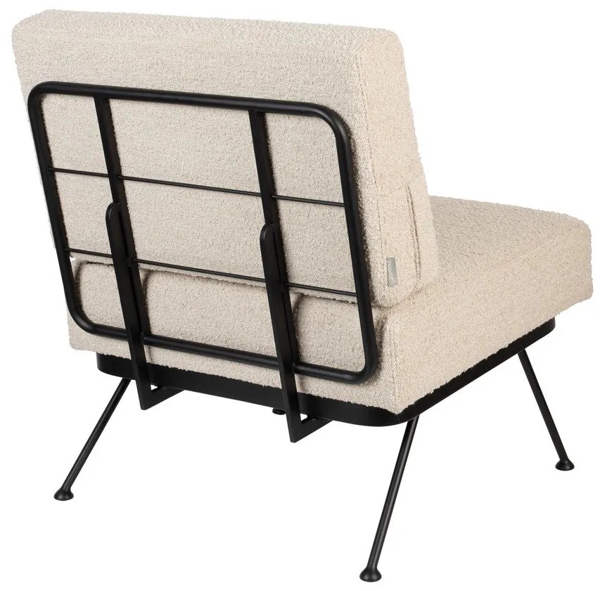 Кремав фотьойл Bowie - Zuiver